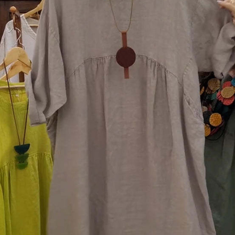 👗 【Sommarsäsong】 Unik fickklänning för kvinnor – 50 % rabatt nu! 🌸