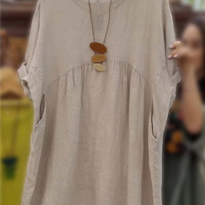 👗 【Sommarsäsong】 Unik fickklänning för kvinnor – 50 % rabatt nu! 🌸