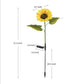 🌻 50% RABATT NU! 🌞 Solros Solenergidriven Trädgårdslykta – LED-belysning & Realistisk Design ✨