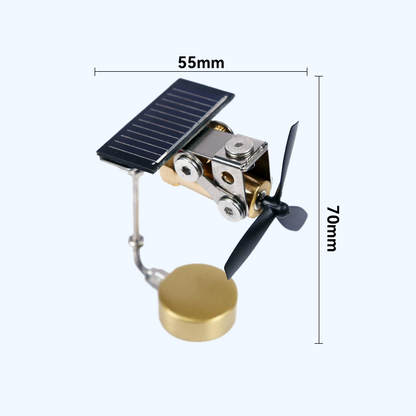 Solar Windmill Car Decorative Item