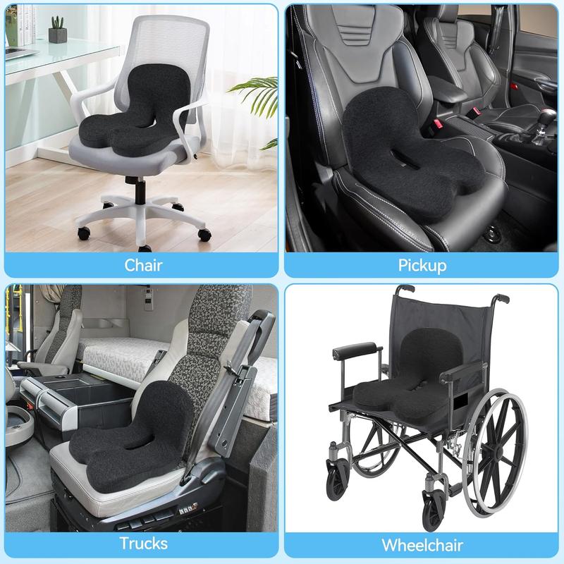 ERGONOMISK BILSTOL – KÖR I KOMFORT HELA DAGEN! ✨ Halkfri minnesskumsits – Formar sig efter din kropp