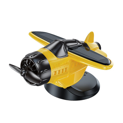 🔥Solcellsdrivna flygplansformade bilprydnader
