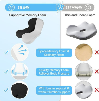 🎁Limiterad försäljning 50% rabatt🎁Non-Slip Memory Foam Seat