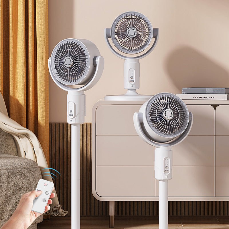 🎊 Sommarerbjudande: -50 % och gratis frakt 🌀✨ Höjdjusterbar oscillerande golvfläkt, mycket tyst 20 dB, räckvidd 30 m, luftflöde 2465 m³/t, fläkt med fjärrkontroll och svalka