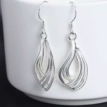 Minimalist Geometric Triple Hoop Earrings