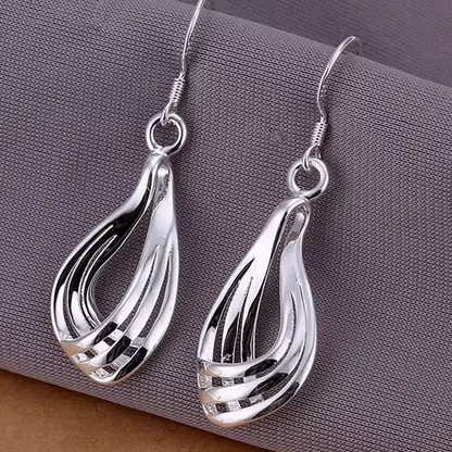 Minimalist Geometric Triple Hoop Earrings