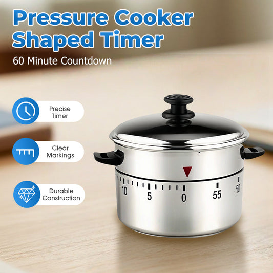 60 Minute Countdown Pressure Cooker-Shaped Timer