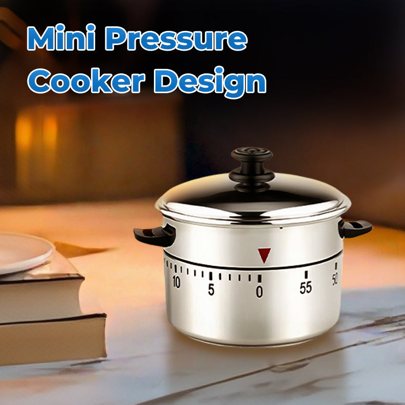 60 Minute Countdown Pressure Cooker-Shaped Timer