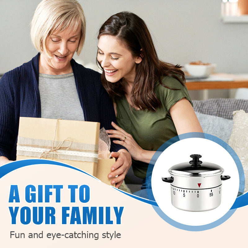 60 Minute Countdown Pressure Cooker-Shaped Timer