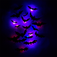 🦇Halloween-dekoration: 3D-LED-vägglampa i form av en fladdermus