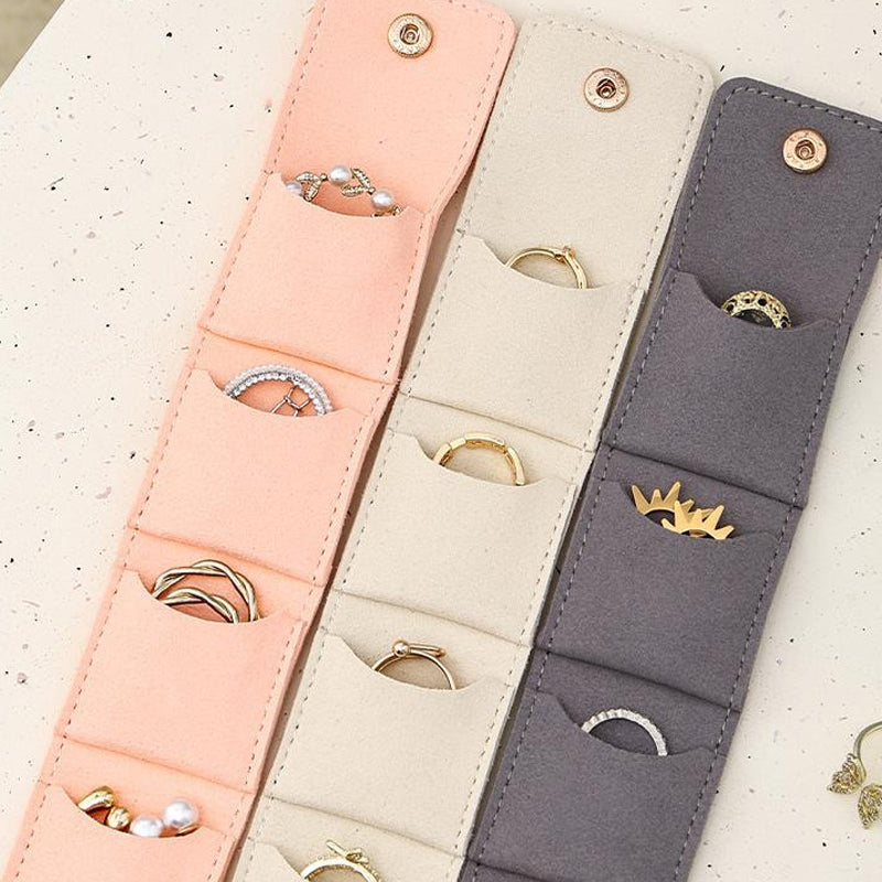 💍Bärbar Smyckesväska med Fackindelning