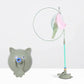 Automatic cat toy with strong suction cup