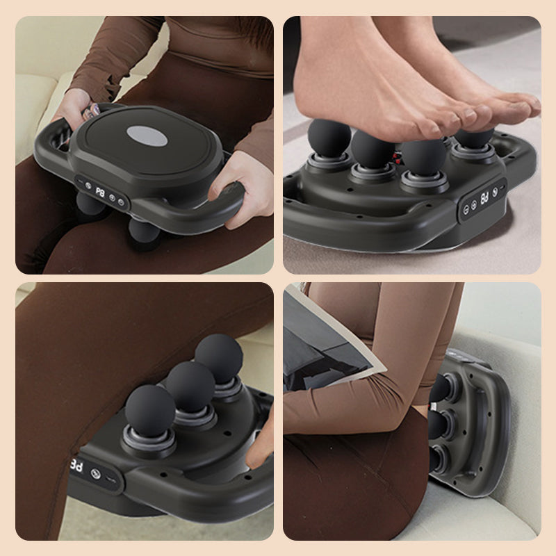 Multifunktionell automatisk 12-rullars muskelmassage maskin