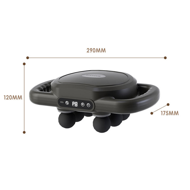 Multifunktionell automatisk 12-rullars muskelmassage maskin