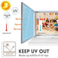 ☀️50% RABATT! 🔥 Värmeisolerande Sekretessfilm – UV-skydd, Enkel Applicering & Perfekt för Hem & Kontor 🏠