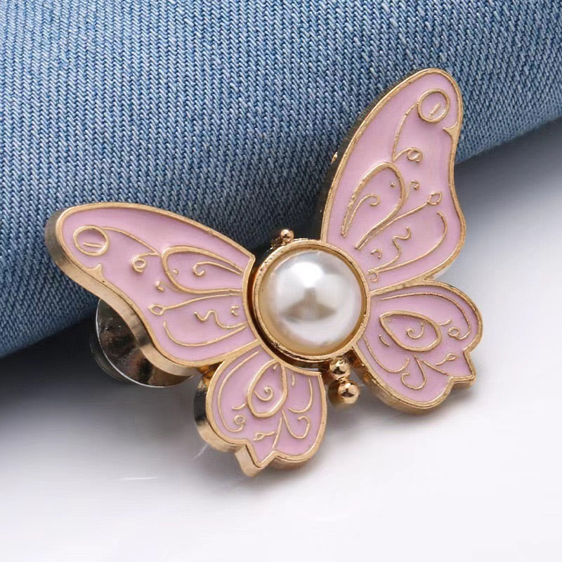 🦋✨ Köp 1 få 1 GRATIS 🎀 Avtagbart midjespänne med elegant fjärilsdesign – justera passformen direkt utan sömnad 👗