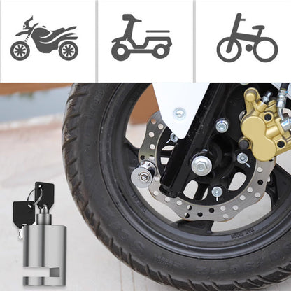 Stöldskyddande skivlås för motorcykel
