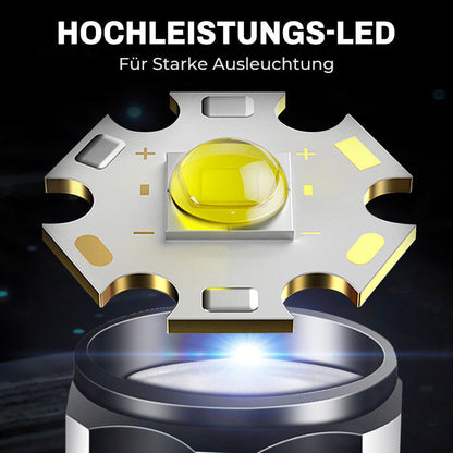 Uppladdningsbar mini-LED-ficklampa med hög ljusstyrk