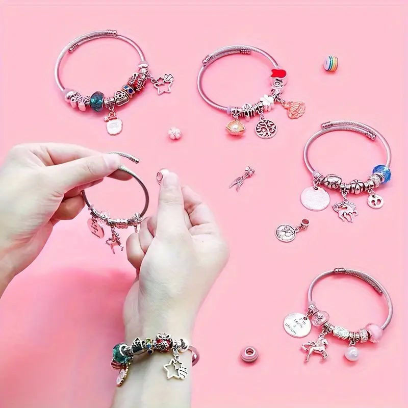🎄Tidig julförsäljning 50% rabatt🎁Kit för tillverkning av armbandssmycken