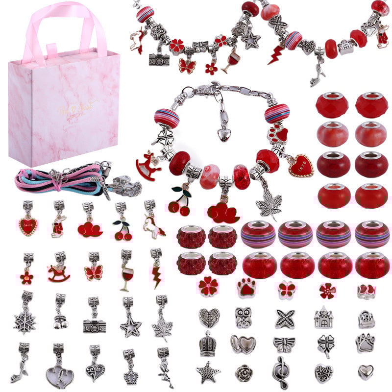 🎄Tidig julförsäljning 50% rabatt🎁Kit för tillverkning av armbandssmycken