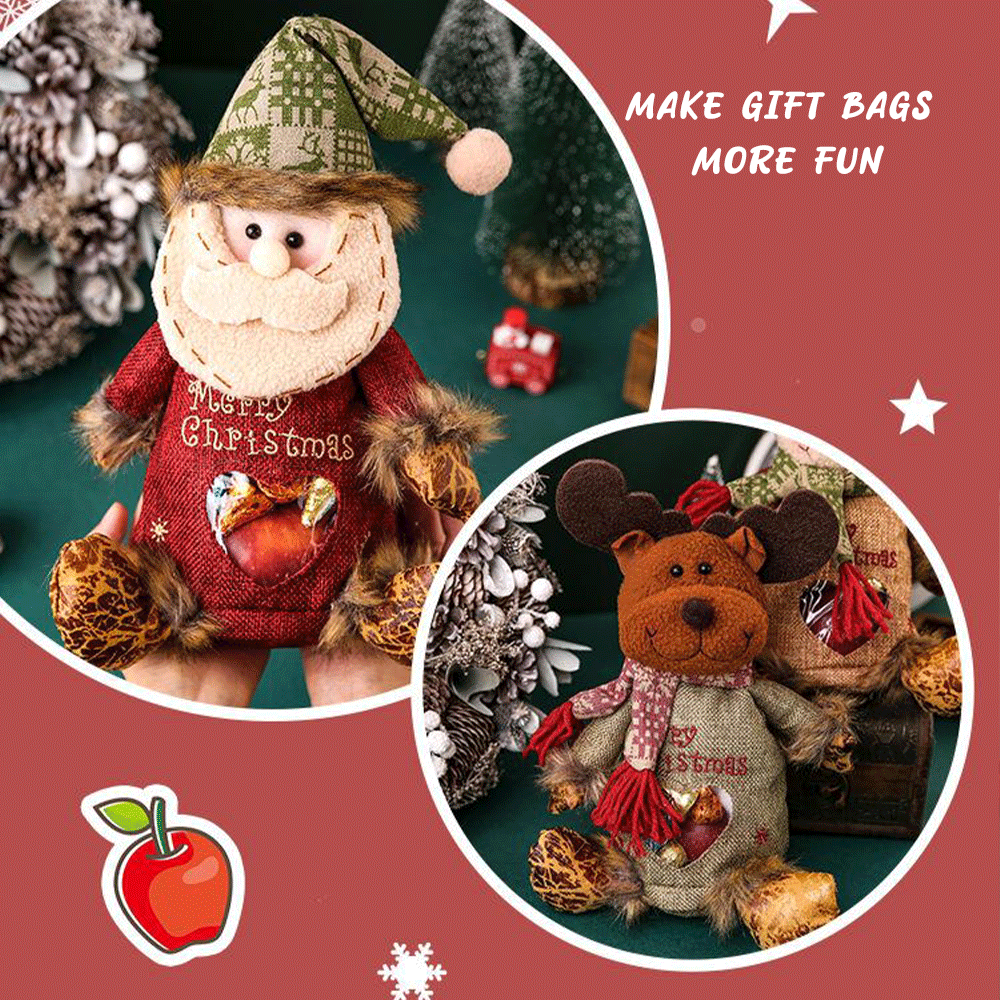 🎄✨🎁Julklappspåsar med dragkedja