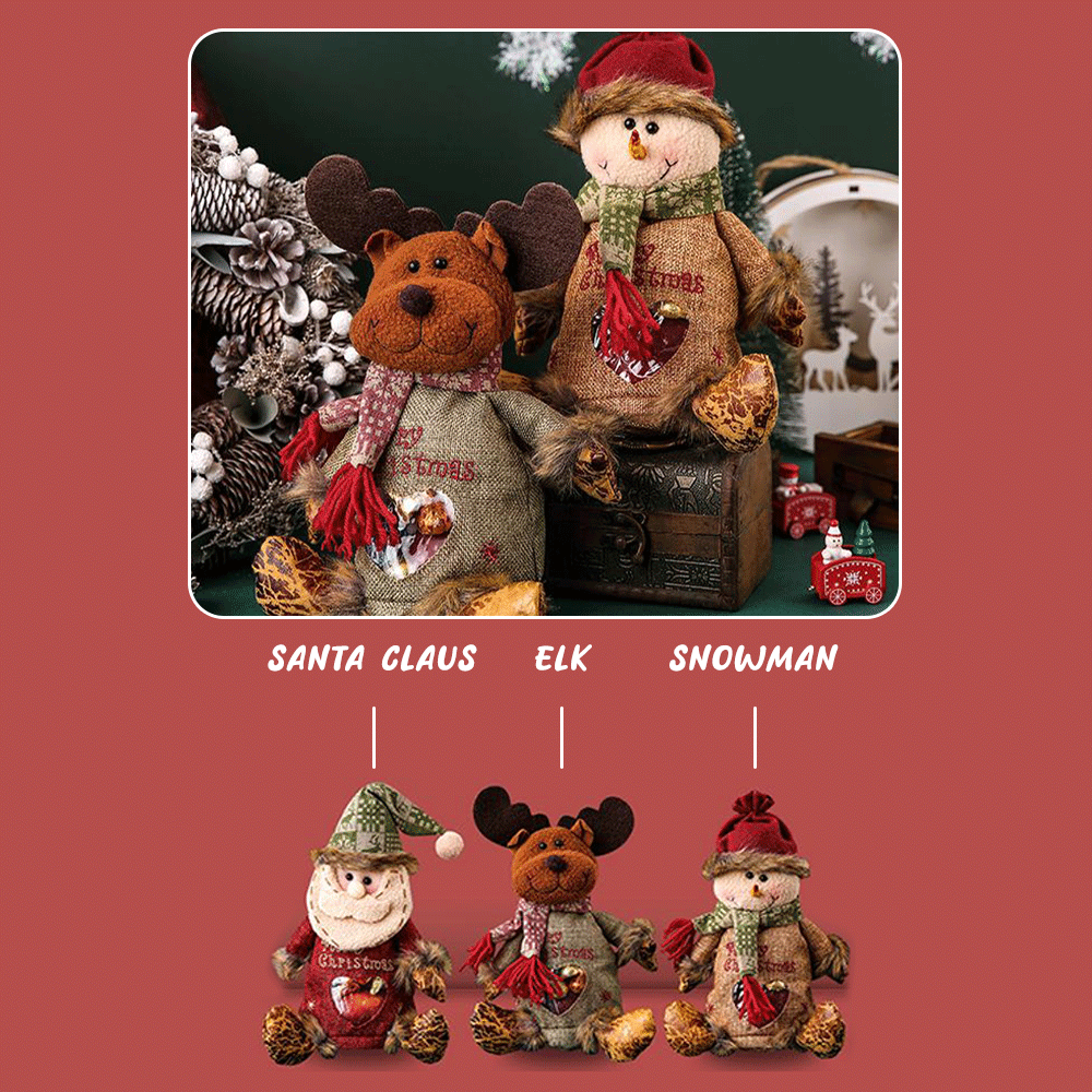🎄✨🎁Julklappspåsar med dragkedja