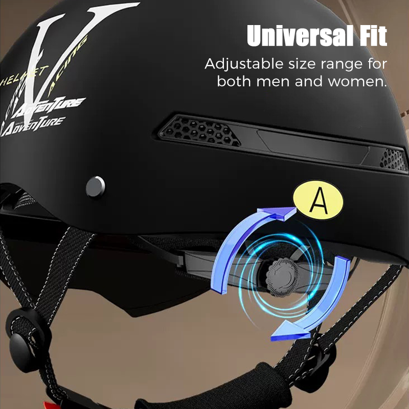 🛡️Andningsbar, lätt och stöttålig motorcykelhjälm