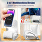 3-in-1 Wireless Charger with Phone Stand and Bluetooth Speaker