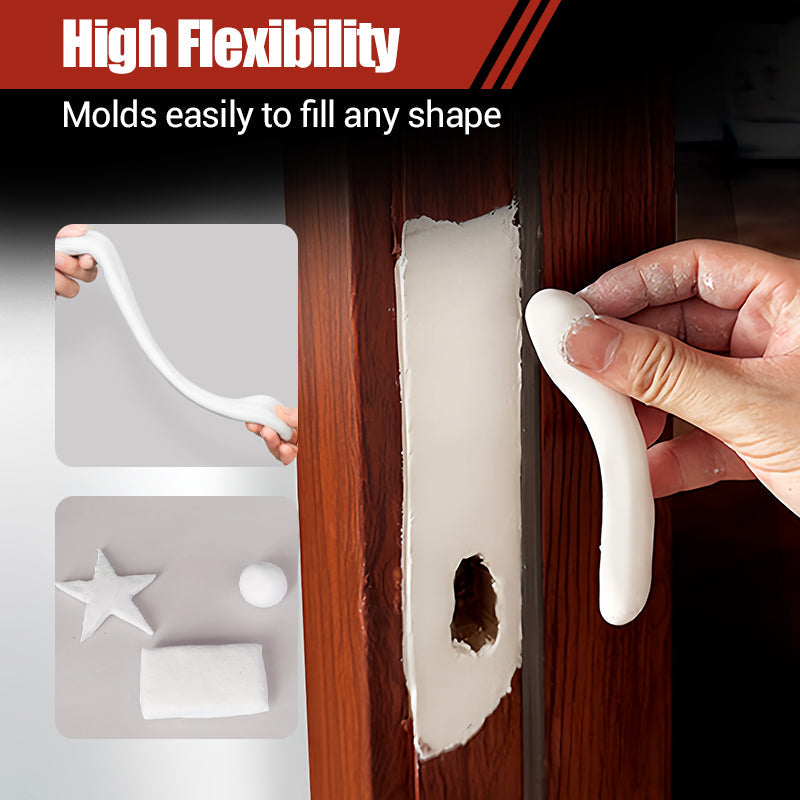 🔨 50% RABATT NU! 🏠 Epoxispackel för Träreparation – Hög Flexibilitet, Stark Vidhäftning & Härdar Som Sten – Reparerar Hål, Sprickor & Mellanrum i Trä, Dörrar & Möbler 🛠️