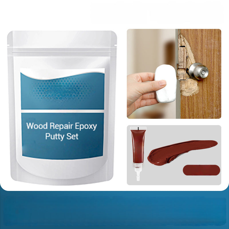 🔨 50% RABATT NU! 🏠 Epoxispackel för Träreparation – Hög Flexibilitet, Stark Vidhäftning & Härdar Som Sten – Reparerar Hål, Sprickor & Mellanrum i Trä, Dörrar & Möbler 🛠️
