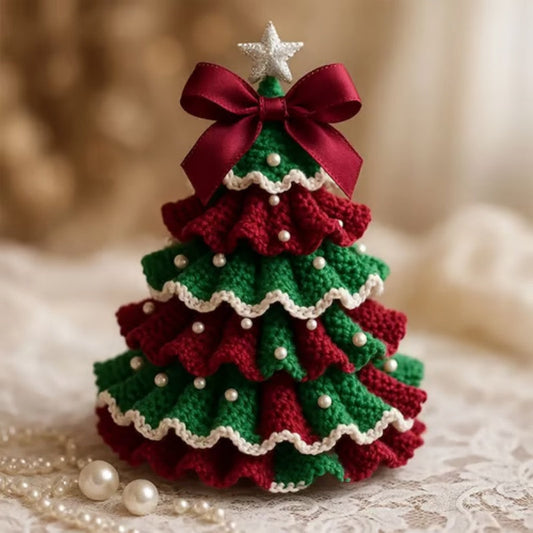 🤚🎁DIY virkad julgransuppsättning - Handgjord juldekorationsuppsättning