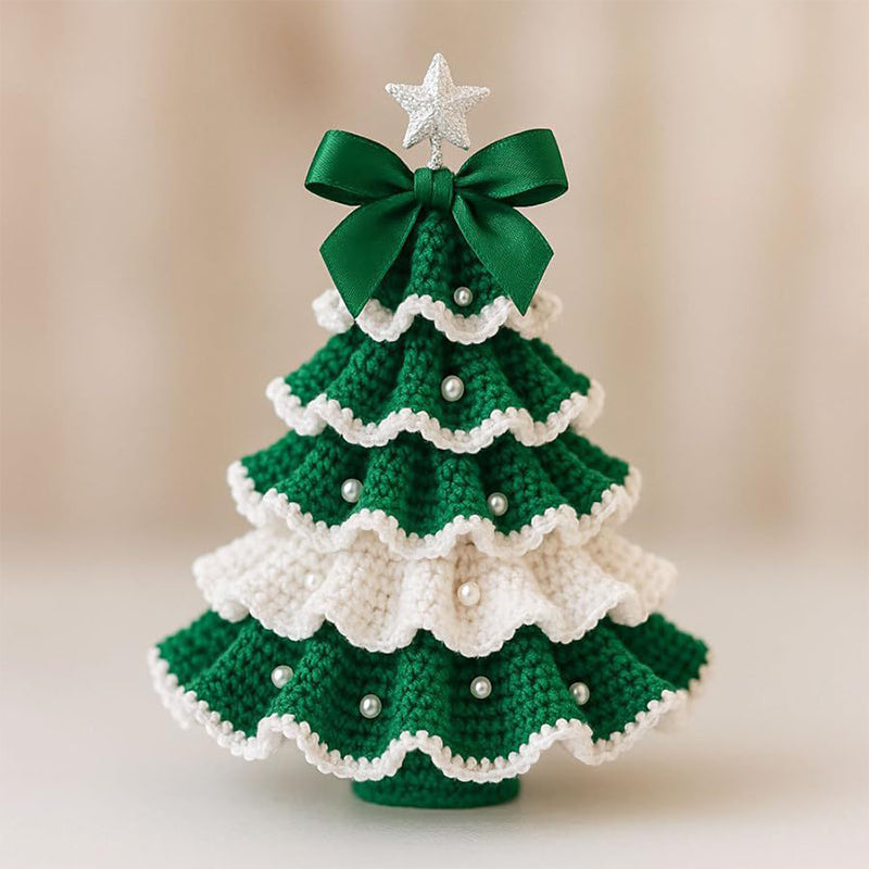 🤚🎁DIY virkad julgransuppsättning - Handgjord juldekorationsuppsättning