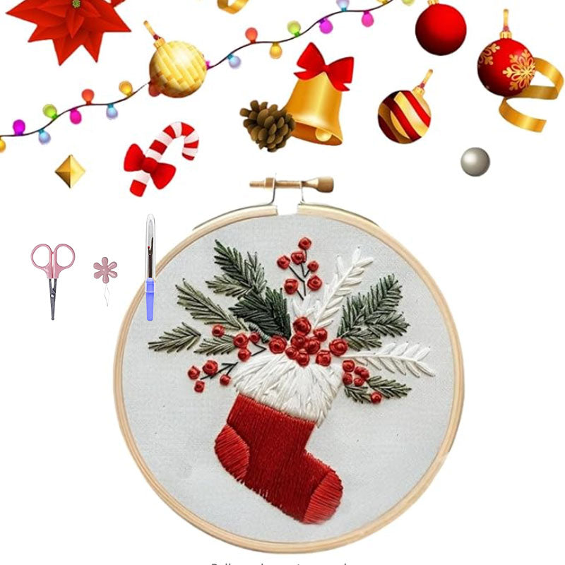 🎅Julvärme - 50% rabatt🎄Julbroderipaket