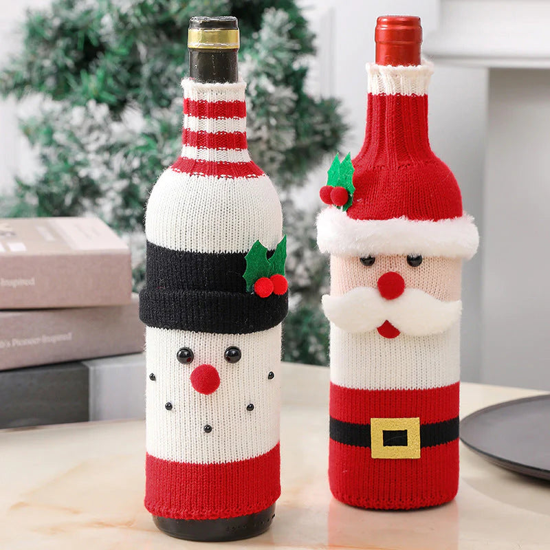 Juldekorativ tomte Vinflasklock🎅