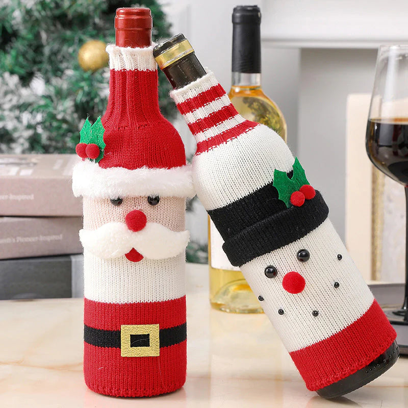 Juldekorativ tomte Vinflasklock🎅