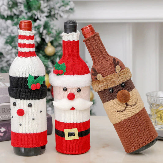 Juldekorativ tomte Vinflasklock🎅