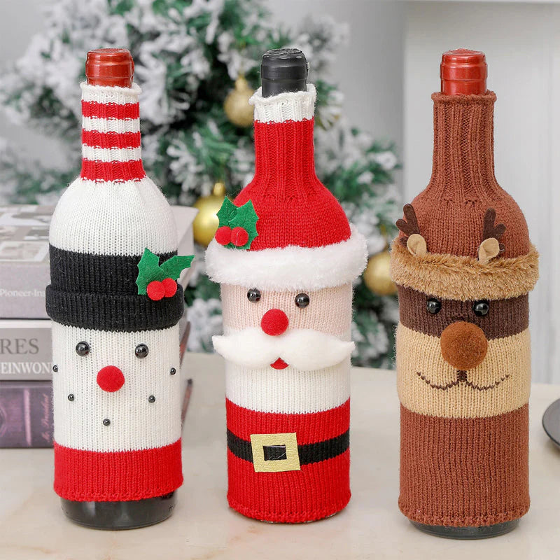 Juldekorativ tomte Vinflasklock🎅