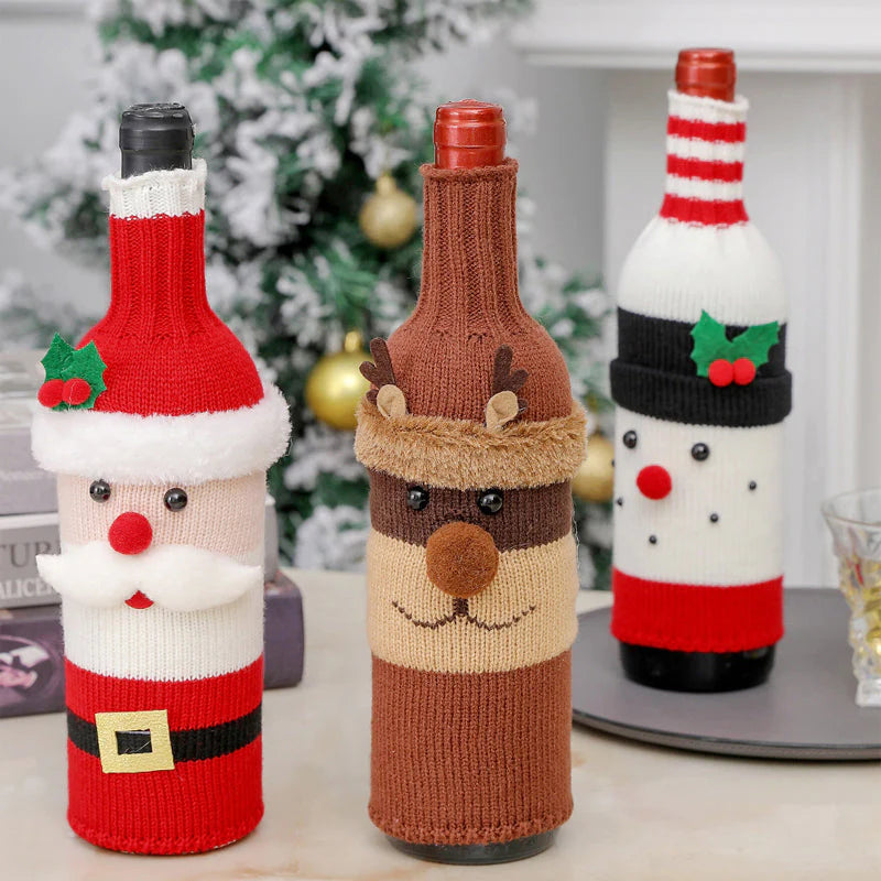 Juldekorativ tomte Vinflasklock🎅