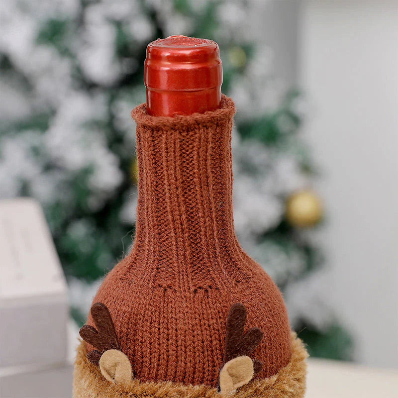 Juldekorativ tomte Vinflasklock🎅
