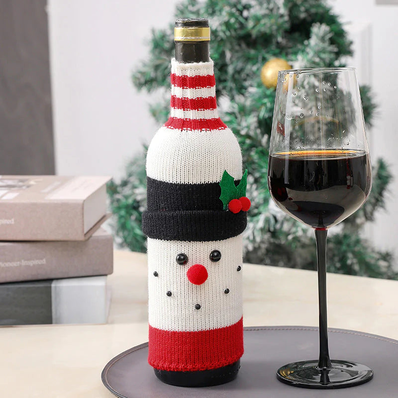 Juldekorativ tomte Vinflasklock🎅
