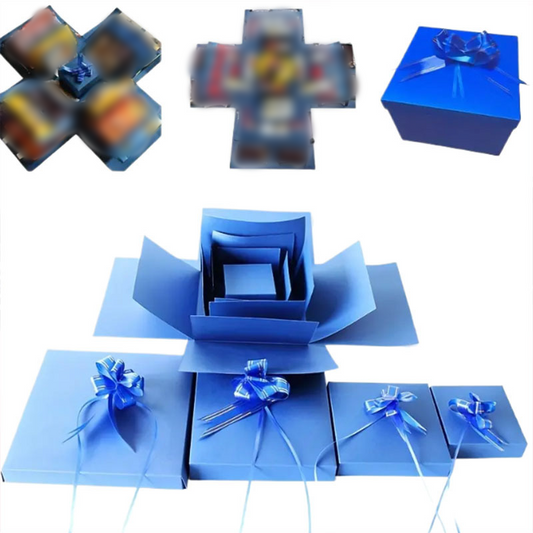 Överrasknings-explosionspresentask-kit 🎁