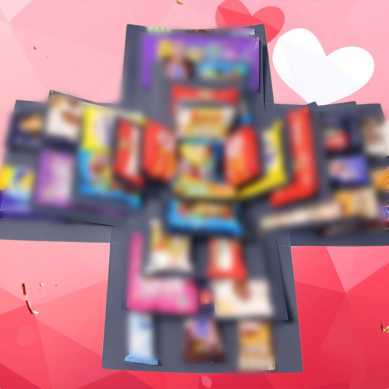 Överrasknings-explosionspresentask-kit 🎁