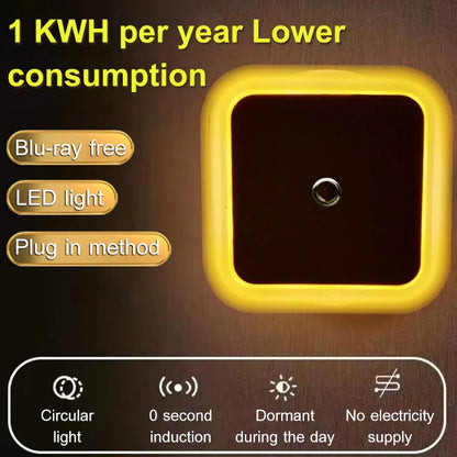 LED energibesparande lampa med smart ljussensor