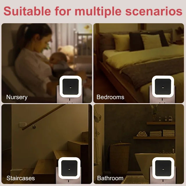 LED energibesparande lampa med smart ljussensor