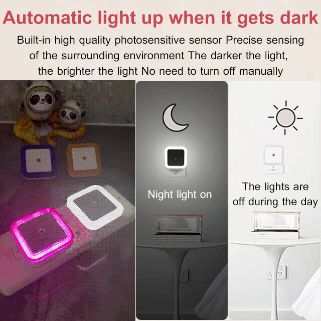 LED energibesparande lampa med smart ljussensor