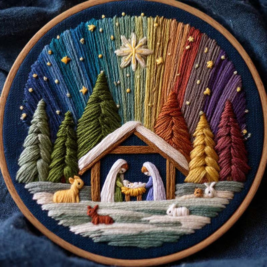 Gör-det-själv-broderier för Födelsekyrkan