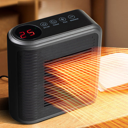 800W väggmonterad rumsvärmare med justerbar termostat och timer