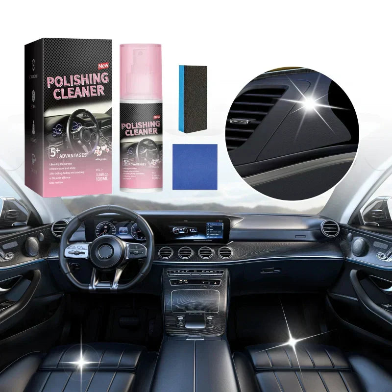 🚗Rengörings- och polermedel för bilinteriörer-🔥🔥Produktuppdatering och förnyelse av förpackningen📣