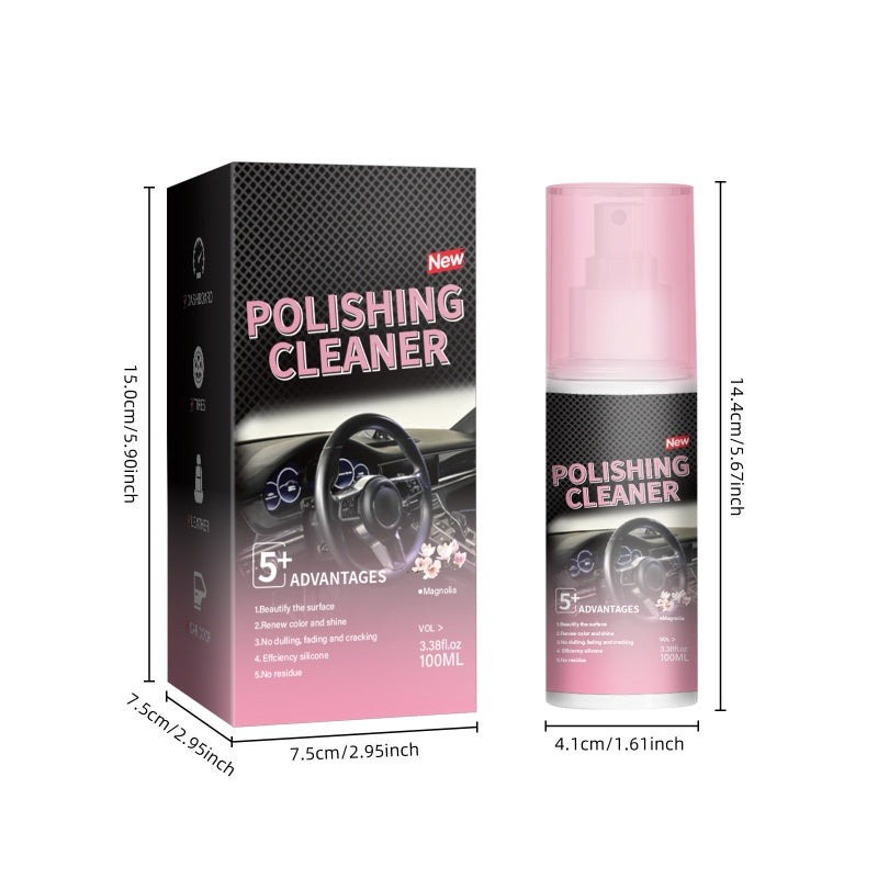 🚗Rengörings- och polermedel för bilinteriörer-🔥🔥Produktuppdatering och förnyelse av förpackningen📣