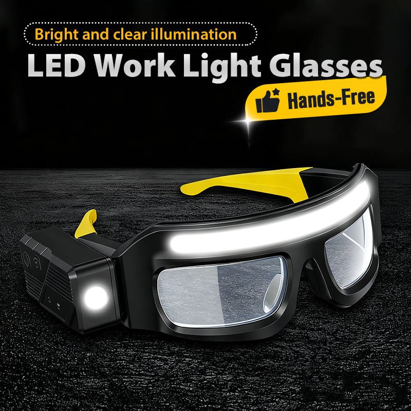 ⏳ Begränsad tid 50 % rabatt ⏰ Handsfria LED-arbetslampglasögon